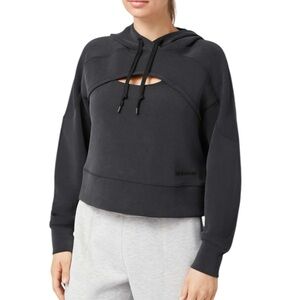 Lululemon Get Centered Crop Hoodie, Black, Sz. 12